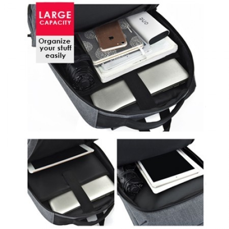 15.6" MEXX Laptop Backpack with USB Port 06